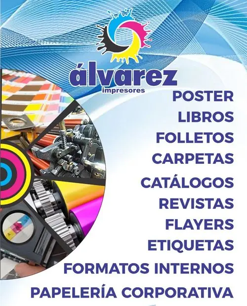 Volante impreso de Álvarez Impresores